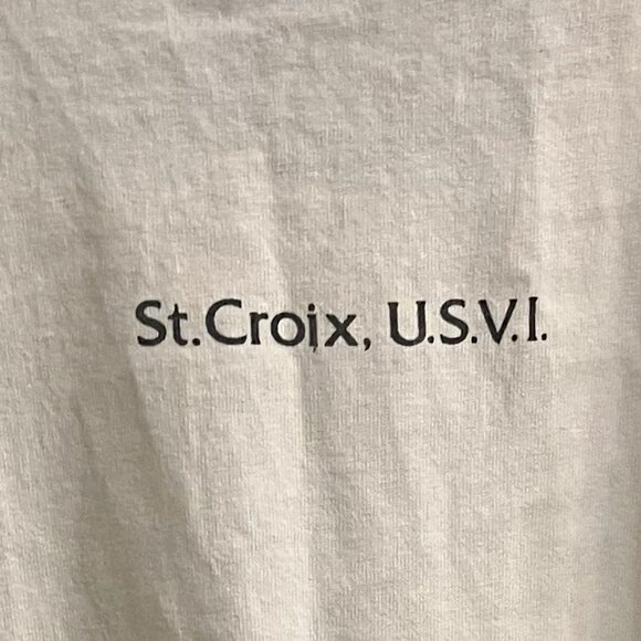 Vintage 90s Cheeseburger in Paradise Tank Top St. Croix Caribbean XL - Picture 2 of 4